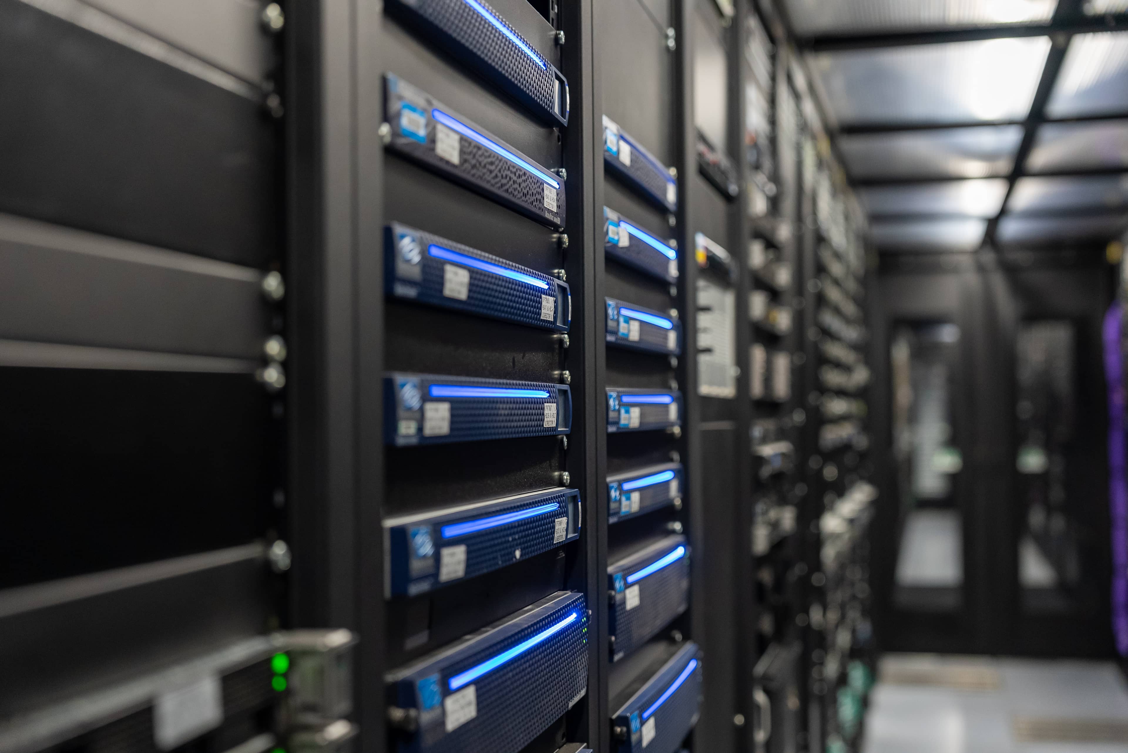 An array of servers